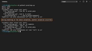 python3Traceback most recent call last [upl. by Artek9]