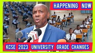 shock 😭KCSE 2023 UNIVERSITY ENTRY GRADE CHANGES from C to B PLAIN  KCSE 2023 RESULTS OUT [upl. by Oderfliw]