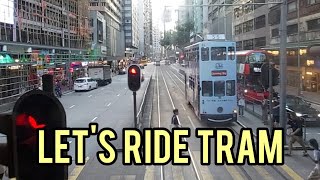 lets ride tram and see the beauty of streets in hk [upl. by Ford722]