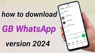 heres how to download GB WhatsApp last version 2024 [upl. by Paxton]