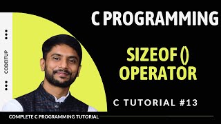 Sizeof Operator in C Programming  In Hindi [upl. by Cherin]