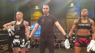 Anaelle ANGERVILLE bat Emma GONGORA aux points DIVONNEMUAYTHAICHALLENGE [upl. by Vel]