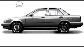 Nissan Sentra B13 10 ideas de rines 🔰 [upl. by Euhc549]