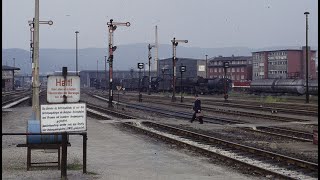 Saalfeld am 1491979 3BahnsteigAtmosphäre mit Bilder und AlltagsGeräuschen in mono [upl. by Tarrance46]