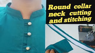 Easy step caller cutting and stitching neck design collar [upl. by Dnartreb900]