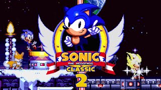 This Sonic Fan Game is Amazing  Sonic Classic 2 ✪ 100 Full Game Playthrough 1080p60fps [upl. by Eiromem]