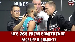 Full UFC 289 Press Fight Press Conference Face Off Highlights [upl. by Florin]