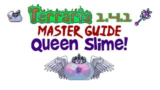 Terraria Queen Slime Guide Master Mode Expert amp Normal Drops Fight Loot Spawn amp More [upl. by Amick]