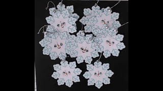 DIY Snowflake Tags [upl. by Till]