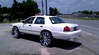 Crown Vic on 28s Millenia on 24s Magnum on 28s [upl. by Lamp660]