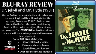 Dr Jekyll and Mr Hyde 1931 Warner Archive Bluray Review [upl. by Simons572]