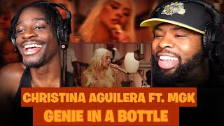 FIRST TIME reacting to Christina Aguilera ft mgk  Genie In a Bottle  BabantheKidd [upl. by Phila]