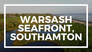 Warsash Seafront  Beach and Spit  4K  DJI Phantom  Drone Video [upl. by Meedan]