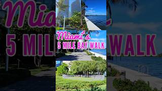 Miamis 5 Mile Bay Walk [upl. by Acinoj]