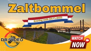 4K 🇳🇱 Zaltbommel  Evening walk [upl. by Carrel]