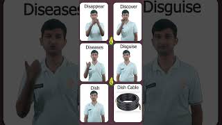 Vocabulary words from D  Part 9 in Indian Sign Language ISL By PHIN Deaf [upl. by Ramraj]