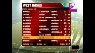 Highlights Bangladesh vs West Indies Final ODI 081212 [upl. by Cal]