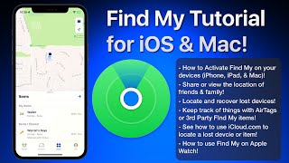 Find My Tutorial for iPhone iPad amp Mac How to locate your friends Apple devices and items [upl. by Champaigne]