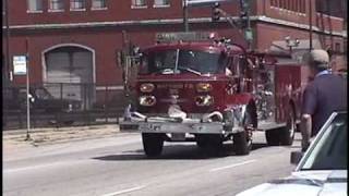 Chicago Fire Apparatus Parade 81797 [upl. by Cacka]