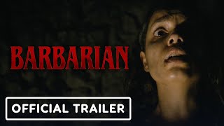 Barbarian  Official Trailer 2022 Georgina Campbell Bill Skarsgård Justin Long [upl. by Einyaj]