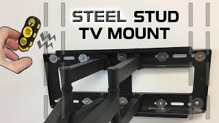 Steel Stud TV Mount  Snap Toggle Bolts TV Mount [upl. by Rima]