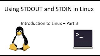 Directing and piping STDOUT in Linux [upl. by Britton]