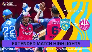 Extended Highlights  Barbados Royals vs Saint Lucia Kings  CPL 2024 [upl. by Whitaker578]