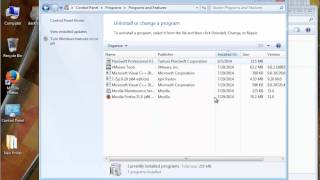 Uninstall PlanSwift Professional 95 on Windows 7 [upl. by Selbbep]