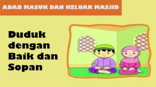 Belajar Doa Masuk dan Keluar Masjid  Doa dan Adab  MKids [upl. by Accem120]