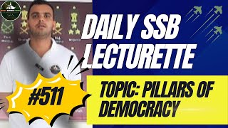 DAILYSSB LECTURETTE TOPIC Pillars of Democracy [upl. by Honeyman117]