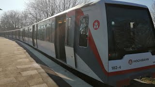 UBahn Hamburg Mitfahrt von Norderstedt Mitte bis Großhansdorf im DT44 auf der U1 Komplette Linie [upl. by Evelunn]