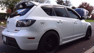 Rowdy BIG TURBO Mazdaspeed 3  POV Pulls amp Acceleration  26 PSI [upl. by Ahtnammas757]