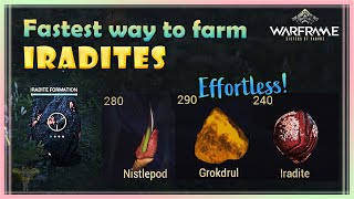 Easy way to farm lots of Iradite  Warframe PC [upl. by Edris]