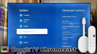 How to Enable and Disable Developer Options on Chromecast with Google TV [upl. by Porty]