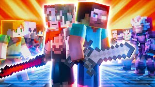 The AETHER Rescue of Herobrine  Alex and Steve Adventures Minecraft Animation [upl. by Ross]