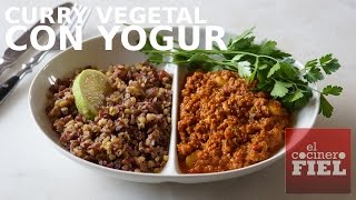 CURRY VEGETAL CON YOGUR [upl. by Ytsihc]