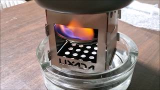 lixada wood stove review using alcohol [upl. by Washko]