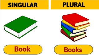 Singular Noun Plural Noun  Nouns  Singular and plural  Basic English grammar  singularandplural [upl. by Brader]