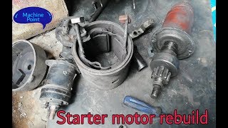 Starter motor dismantling and rebuild [upl. by Murrell610]