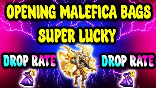 OPENING MALEFICA BAGS  SUPER LUCKY  CASTLE CLASH [upl. by Cresida]