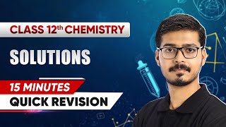 15 Minutes  Quick Revision Solutions  Class 12 Chemistry Chapter 1  CBSE 202425 [upl. by Goldin810]