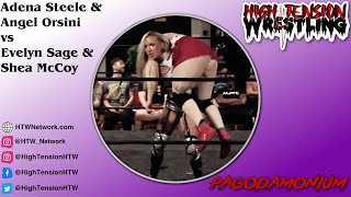 HTWs Pagodamonium Match 7 Adena Steele amp Angel Orsini Vs Shea McCoy amp Evelyn Sage [upl. by Jariv30]