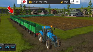 Fs 16 Making Longest Trali  Farming Simulator 18 Timelapse  Fs18 Gameplay fs18 [upl. by Goda]