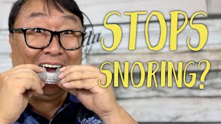 Does This Mouth Guard Stop Snoring [upl. by Elocim]