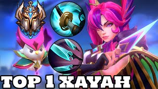 Wild Rift Xayah  Top 1 Xayah Gameplay Rank Challenger [upl. by Doownel341]