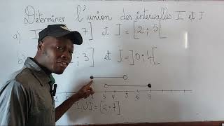 Déterminer la reunion de deux intervalles maths exercice [upl. by Sices511]