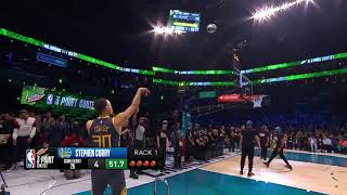 Three Point Contest Stephen Curry  Final Round  February 16 2019  NBA AllStar 2019 [upl. by Drawets]