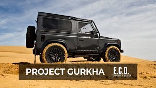 Project Gurkha  Custom Defender 90 [upl. by Ahsei]