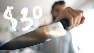 VICTORINOX FIBROX PRO 8quot  BEST BUDGET CHEF KNIFE [upl. by Lander]