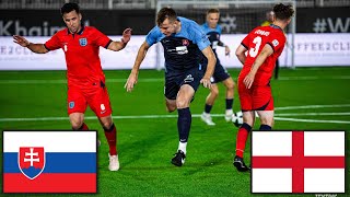 SLOVENSKO VS ANGLICKO MAJSTROVSTVÁ SVETA V MALOM FUTBALE 2023 [upl. by Arrais]